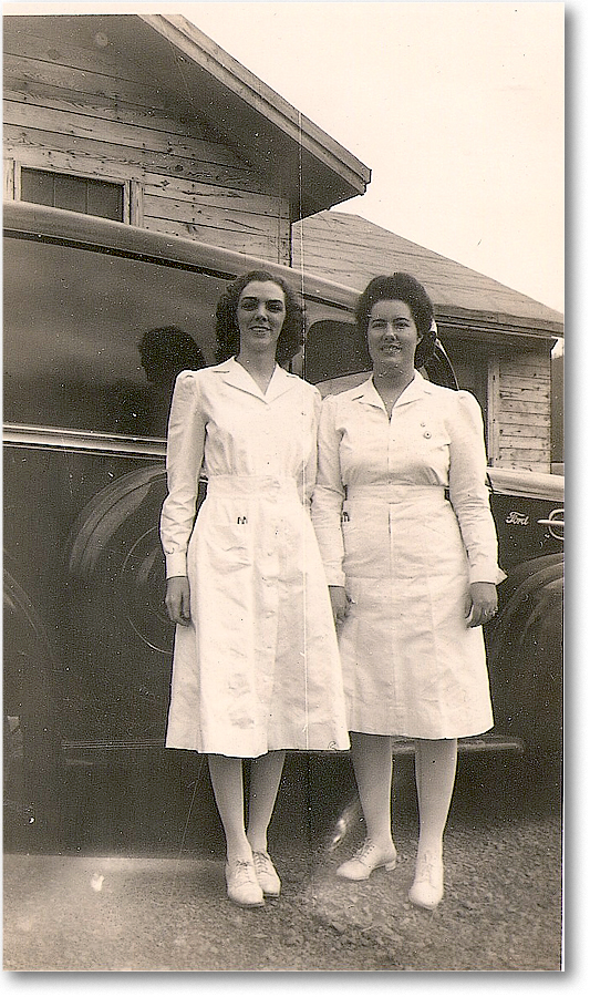 1943-01 Ruth n Margie Scouggs Dalw Hollow Dam Hosp copy