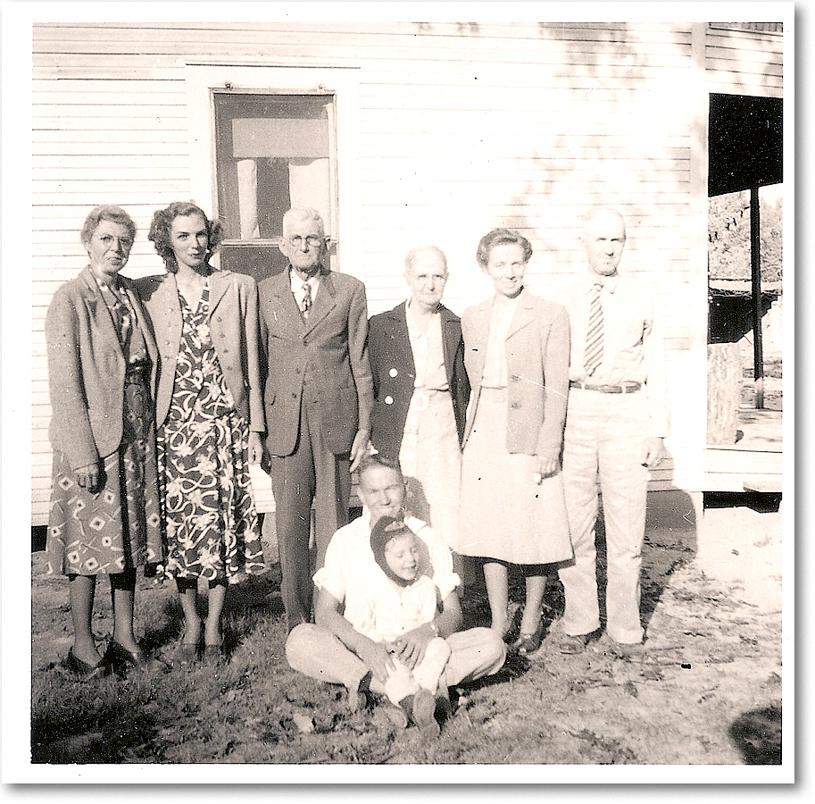 1947 Jessie, Ruth Lewis Rosa Lee, Lora, Vester, Billy,  Ringold, Mike copy