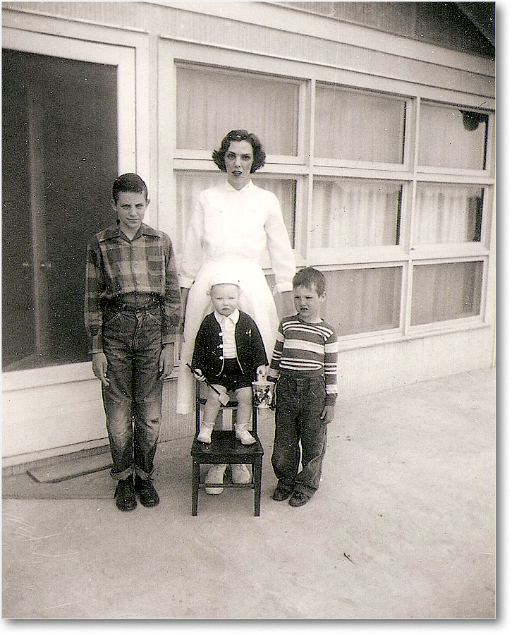 1956 Ruth Mike Ron Andy copy