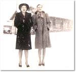 1943-01 Ruth n Dixie Johnson Dale Hollow Dam Nurses House copy