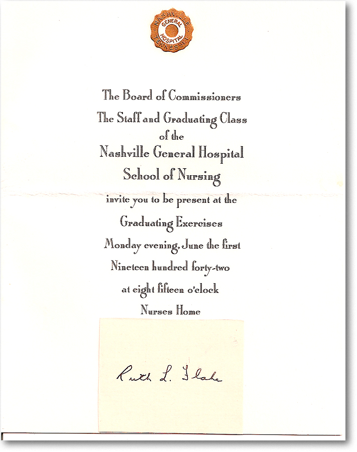 1942 Nurse Grad Invitation copy