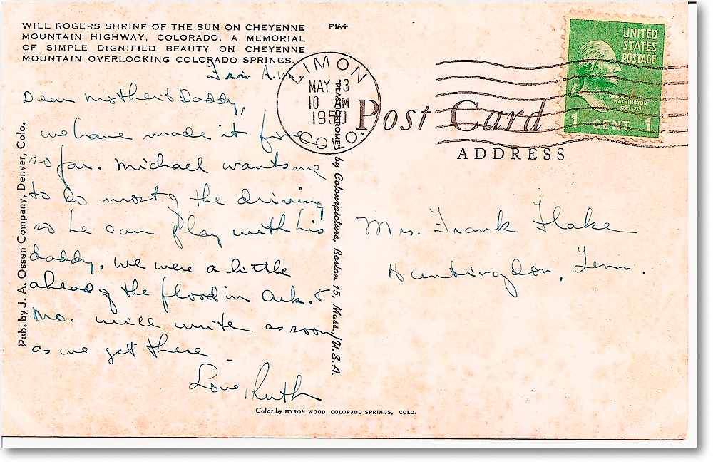 1950 Ruth writes home copy