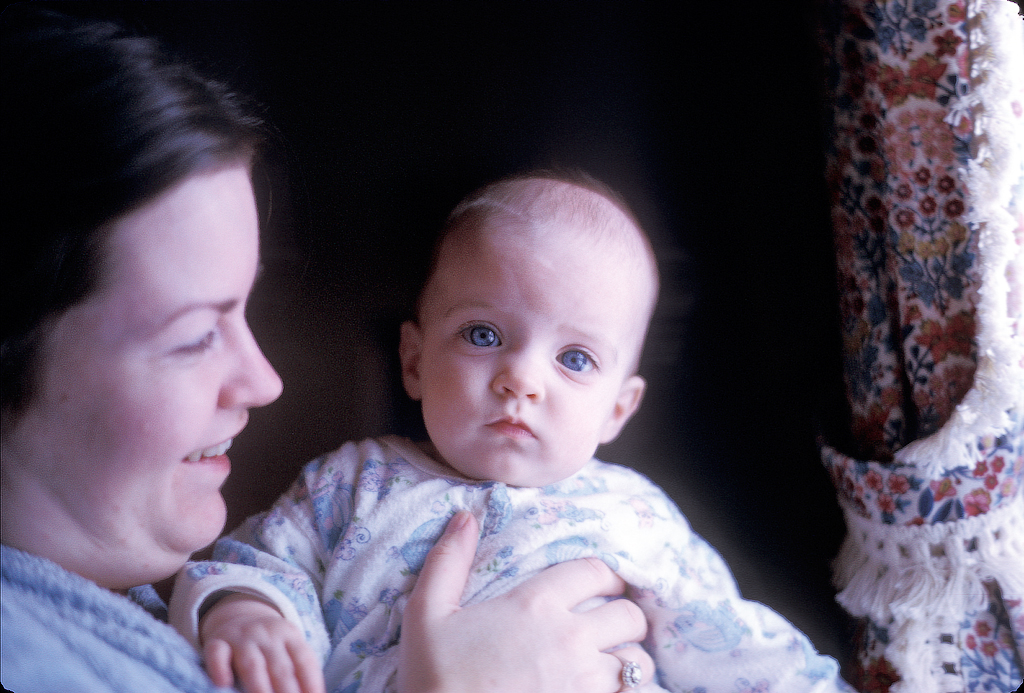 73-12 Susan & Becca by Window