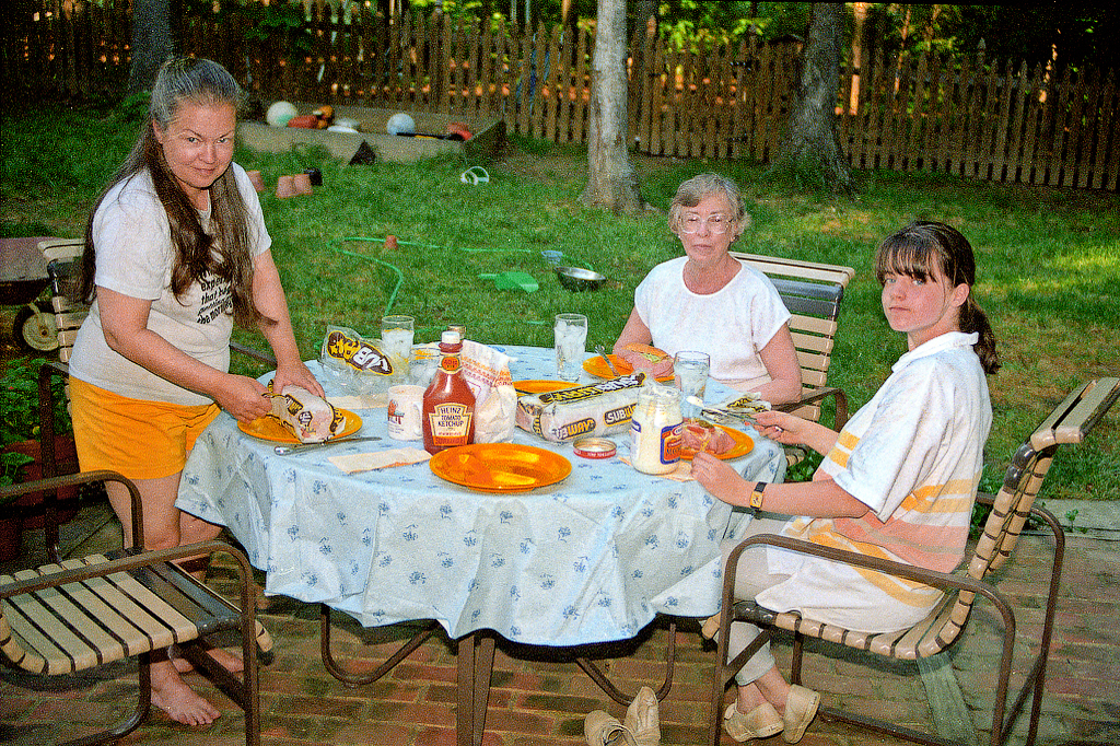 89-6 Outdoor Lunch with Joyce