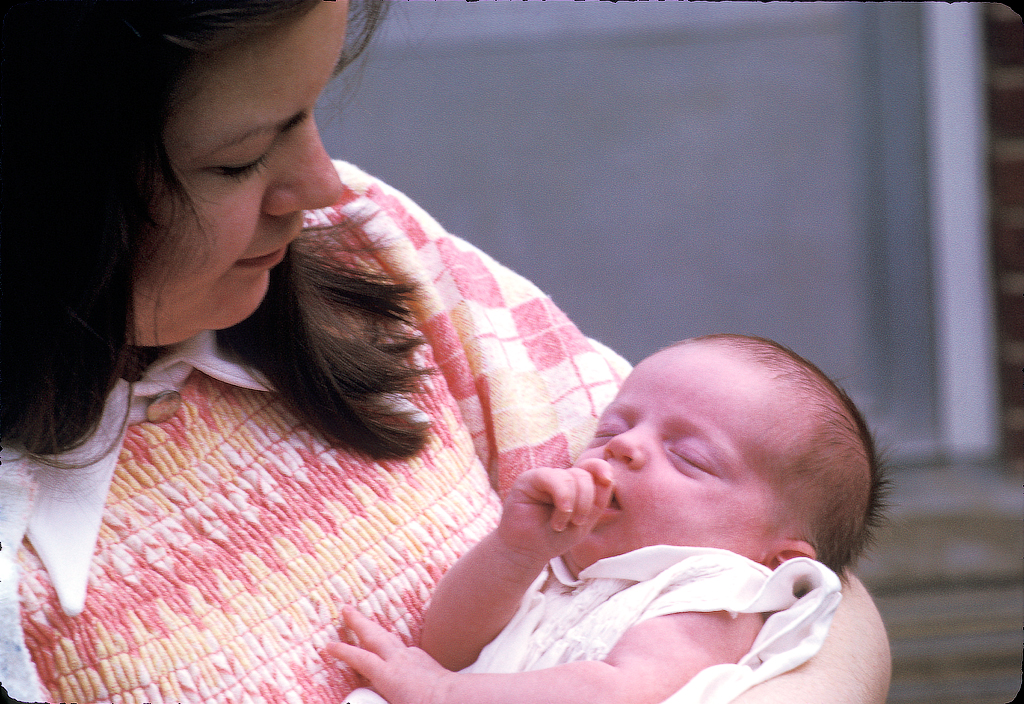 2 73-6 Susan Holding Newborn