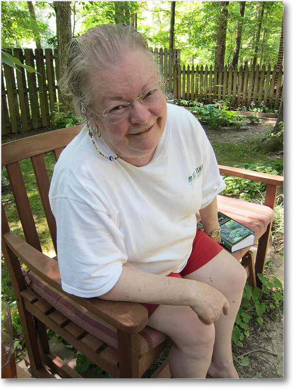 Susan in Her Natural Habitat