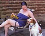 1986-05 Susan&JennyDog_Hillcrest_1986May_Topaz