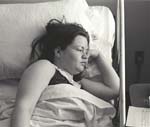 1973-06 A072 73-6-2 Susan in Hospital bw
