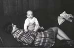 1973-12 Becca&SusanSofa2_NoRandolph_1973Dec_BWN
