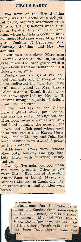 1940s Mike attends birthday party copy