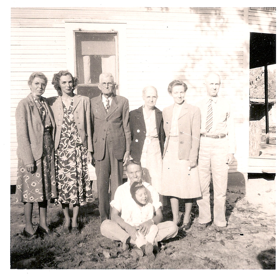 1947 Jessie, Ruth Lewis Rosa Lee, Lora, Vester, Billy,  Ringold, Mike copy