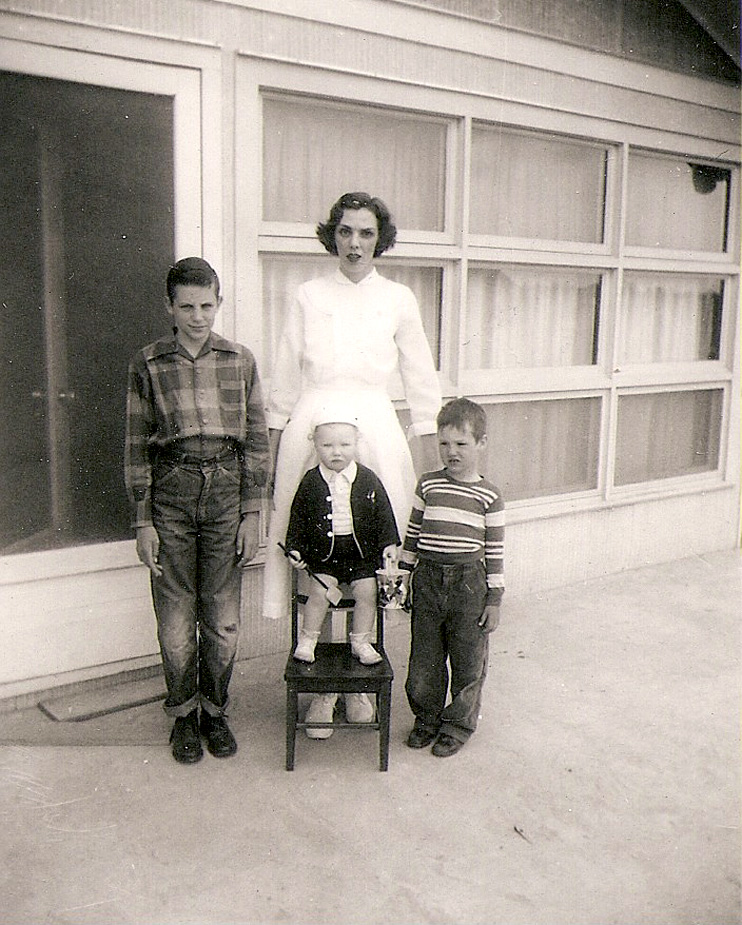 1956 Mike,Ruth,Andy,Ron 01 Westwood,Jackson,TN copy