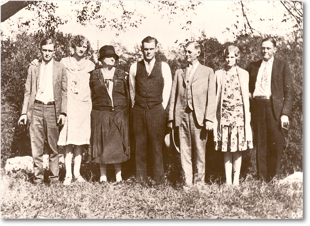 1925 Frank,Hessie,Lizzie, Tommy, Charlie, Geneva,Jessie Flake 1 copy