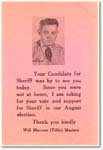 Will Sheriff Handbill copy